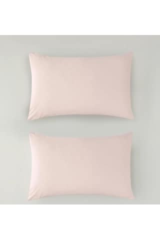 50x70cm 2adet %100 Cotton Yastık Kılıfı Pembe
