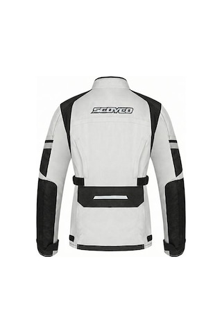 Scoyco Jk122k Motosiklet Montu Çocuk 4 Mevsim Oxford 600-d Dayanıklı Kumaş Motorcu Mont Kids Gri