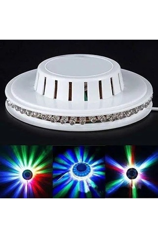 Jenerik Fithome M29 48 Led Rgb Otomatik Renk Değiştiren Dönen Ayçiçeği Ufo Led Çok Renkli