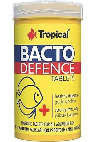 Tropical Bacto Defence Tablets 100ml 65gr 370 Adet Tropical Bacto Defence Tablets 100ml 65gr 370 Adet