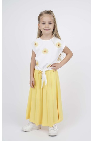 Bestkids Kız Çocuk Bol Paçalı Beli Lastikli Pantolon Çok Renkli 001