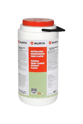 Würth Mikro Plastik İçermeyen El Temizleyici 4l: Yağ Ve Kir İçin Profesyonel Çözüm