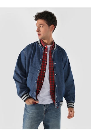 Colin's Rahat Kesim Mavi Erkek Jean Ceket CL1062448_Q1.V1_DN42468