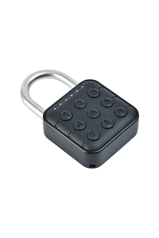 Şifreli Kilit Çok Fonksiyonlu Akıllı Şifre Asma Kilit Siyah