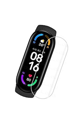 Xiaomi Mi Band 6 Polymer Nano Ekran Koruyucu - Şeffaf