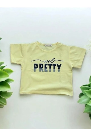 Zekids Kız Çocuk Pamuklu Pretty Taytlı Takım-14379 Sarı