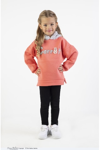 Harika Kids Kız Çocuk Kumaş Orta Kalınlıkta Caretta Nakış Örme Basic Taytlı Alt Üst Takımı 001