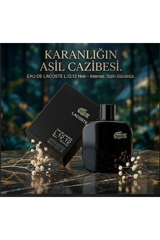 Lacoste L.12.12 Noir Edt 100 Ml Erkek Parfüm Lmn-lc-noır Odunsu