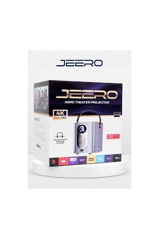 Jeero Hy6 4k Home Theater4k Projektör Hisilicon 325-quad-core A53-androıd