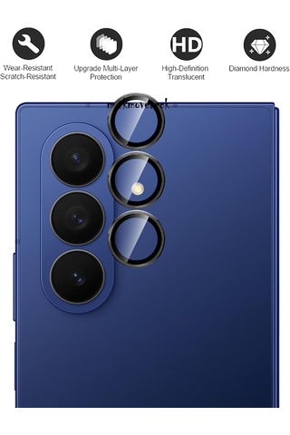 Samsung Galaxy Uyumlu Z Fold 7 Kamera Koruma Lens Koruyucu Temperli Cam
