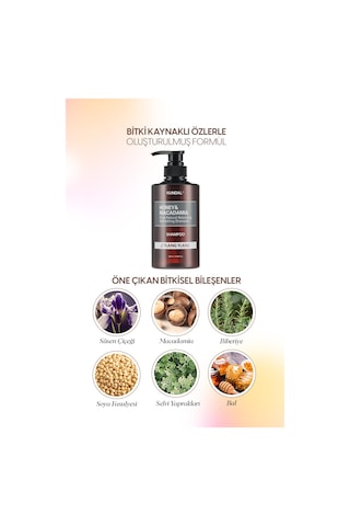 Kırılma Karşıtı Besleyici Bakım Şampuanı Kundal Honey & Macadamia Nature Shampoo 500ml Ylang Ylang