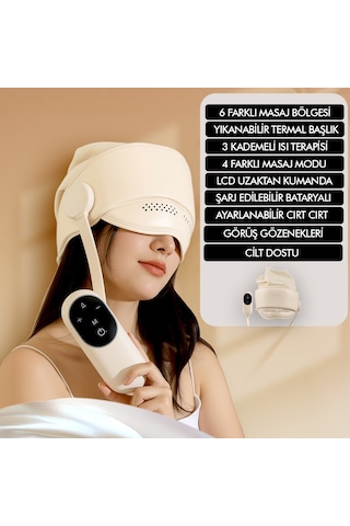 Relaxus Isıtmalı Kafa Masaj Cihazı