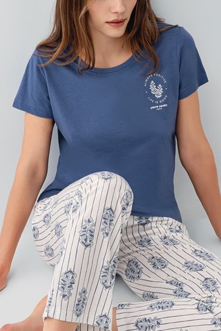 Pierre Cardin Kadın Lacivert Pijama Takım Lacivert