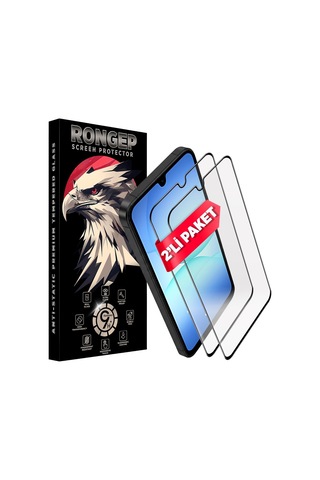 Galaxy Uyumlu A17 İçin Ekran Koruyucu 9h Sertlikte Anti-static Temperli Cam Netlik Ve Dokunmatiği Etkilemeyen Çizik Ve Darbelere Karşı A17 Ekran Koruyucu 2&apos Li Paket