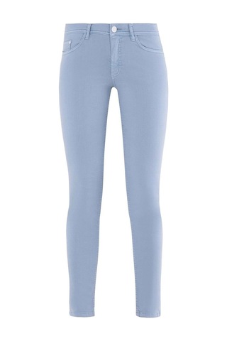 Explosion Minimalist Slim Fit Kadın Pantolon - Günlük Kullanım Açık Mavi