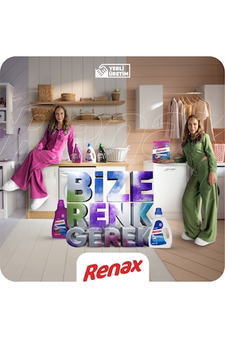 Renax Sıvı Çamaşır Deterjanı Beyaz Ve Renkli 4 x 2520 ML