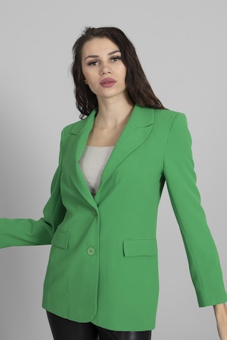 Feminist Yeşil Vatkalı Astarlı Blazer Ceket 0105110.07 Yeşil