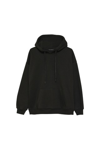 Ollacollection Kanguru Cepli Sweatshirt Siyah