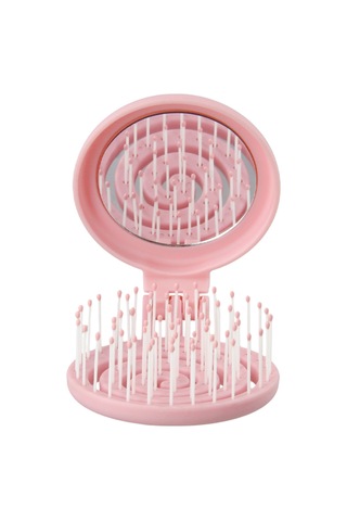 Proco Proco Beauty Makaron Saç Fırçası-üç Boyutlu 3d Esnek Aynalı Çanta Boy Saç Fırçası-compact Detangler 99575640