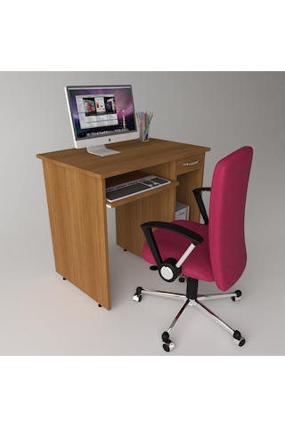 Modüler Dünyası - Bilgisayar Masası Çekmeceli N11.1494 Teak