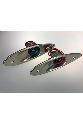 Tekne Burun Seyir Feneri. Paslanmaz. Iskele Sancak