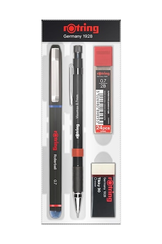Visumax + Roller Ofis Seti- 0.7 Mm, Kırmızı Mavi