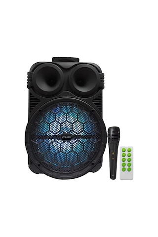 Ndr-v12 Büyük Boy Bluetooth Hoparlör Tekerlekli Kablosuz Mikrofonlu Speaker Toplantı Anfisi-125693