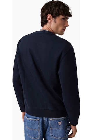 Guess Guess Jeans Erkek Sweatshirt M6bq03k5404 Lacivert