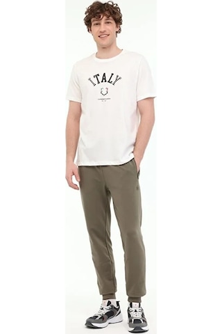 Lumberjack 5m Ml Renato 11ıtl1030 5fx Erkek T-shirt 101940309 Ekru