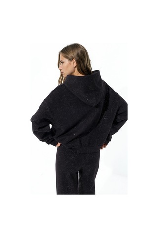 Hiccup Busem Kadın Pamuk Karışımlı Sweatshirt Siyah