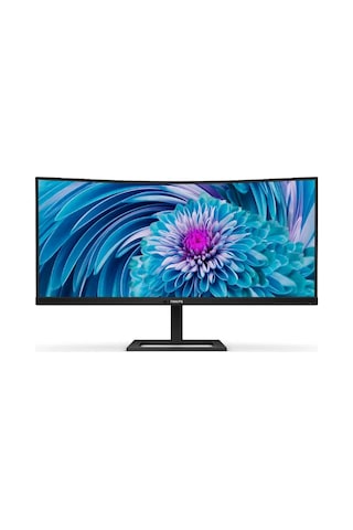 34 Phılıps 346e2cuae/00 4ms 100mhz 1xhdmı 1xdp Wqhd 3440 X 1440 Usb-c Hoparlör Yükseklik Ayarı Curved Vesa Siyah