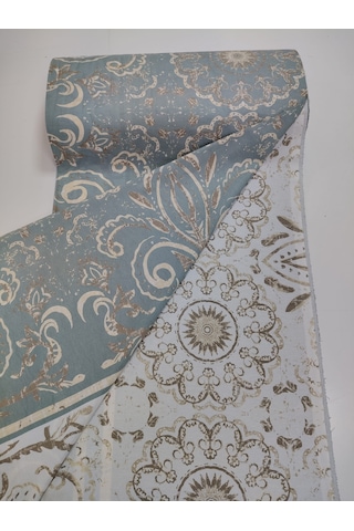 Ranforce Metrelik, Nevresimlik Kumaş - 100x240 Yeşil Osmanlı