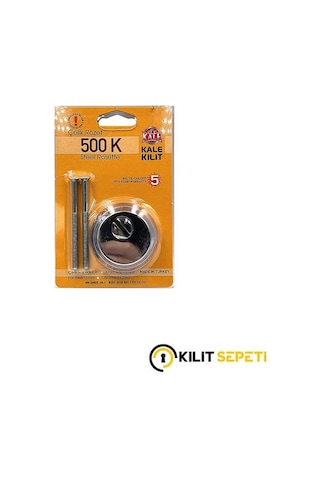 Kale 500k Çelik Kapı Rozeti Krom-393