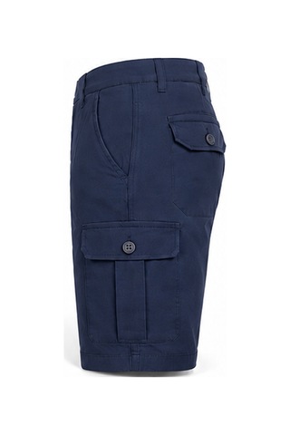 Serseri Jeans Erkek Likralı Kargo Şort Rahat Kalıp Çok Cepli Premium Günlük Casual Yazlık Şort İndigo