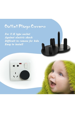 Tenfowee Bebekler İçin 6'lı Priz Koruyucu - Çocuk Güvenliği, Elektrik Çarpmasına Karşı Abs Malzeme