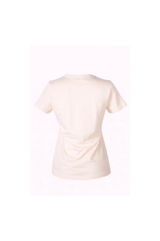 Trender 26yl71595006 Bej Kadın T-shirt Sonbahar Baskı Bej
