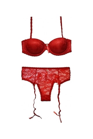 Le Jardin Damie Destekli Jartiyer Takım 6265 Beyaz