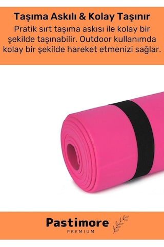 Su Geçirmez Konfor Modeli Taşıma Askılı Çift Taraflı Kamp Zemin Çadır 16 Mm Uyku Matı Yer Minderi Çok Renkli