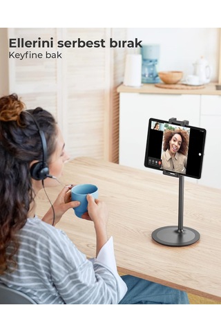 Bix Saiji S3E 360° Ayarlanabilir Tablet Tutucu Stand