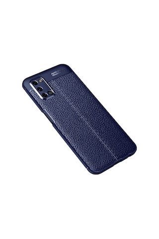 Oppo A52 Kılıf Zore Niss Silikon Kapak Lacivert