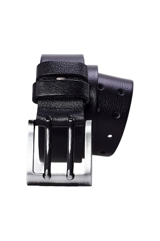 %100 Hakiki Erkek Manda Derisi Çiftdilli Spor Erkek Kot Kemeri 4,5 Cm Siyah