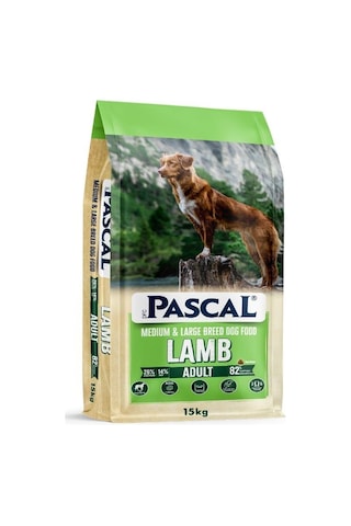 Pascal Kuzu Etli Orta Ve Büyük Irk Yetişkin Köpek Maması 15 Kg