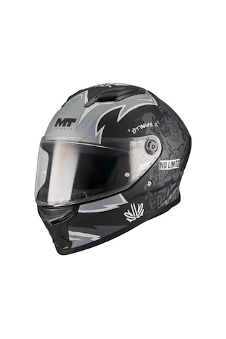 Kask Mt Stınger Tagger B2 Mat Gri/siyah