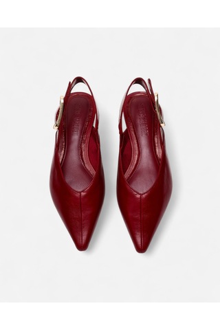 Steve Madden Sıanna Red Leathe Kadın Bordo Babet Sıanna-red