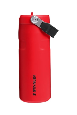 Stanley The Iceflow Flip Straw 2.0 Pipetli Termos Bardak 0.47 Lt / Chili Black Kırmızı