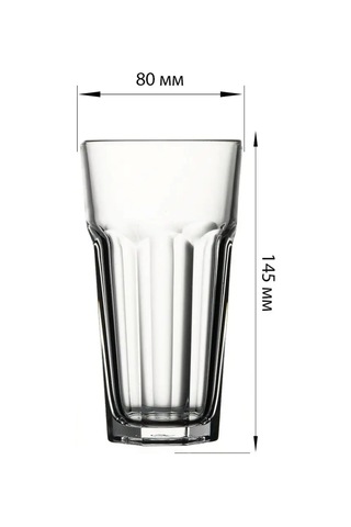 Pasabahce Yüksek Cam Bardaklar 365 Ml 6'lı Set 12160174 Beyaz