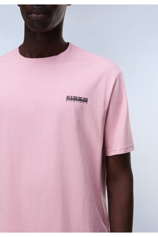 Napapijri S-small Box Ss Erkek T-shirt-31963 Pembe