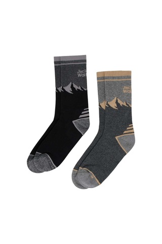 Jack Wolfskın Jack Wolfskin Mount Multi Cl C Unisex Siyah Çorap 6069 Siyah