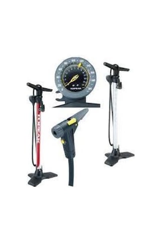 Topeak Joeblow Race Ayaklı Pompa Kırmızı/beyaz Tjb-rc1r Siyah