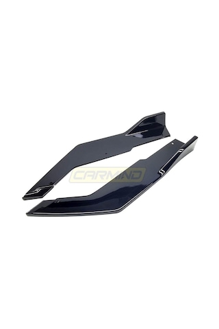 Carmind Toyota Corolla Uyumlu Uyumlu Arka Tampon Altı Flap Piano Black 2019-2021